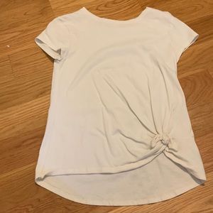 White Gap Kids Knotted Tee